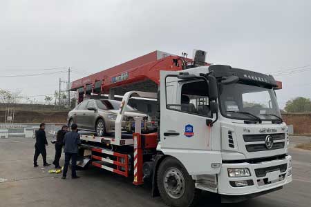 河北香河集装箱拖车价格|汽车24小时道路救援|汽车救援附近